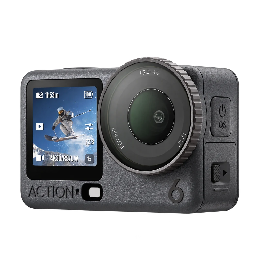กล้อง Osmo Action 6 มุมด้านหน้า