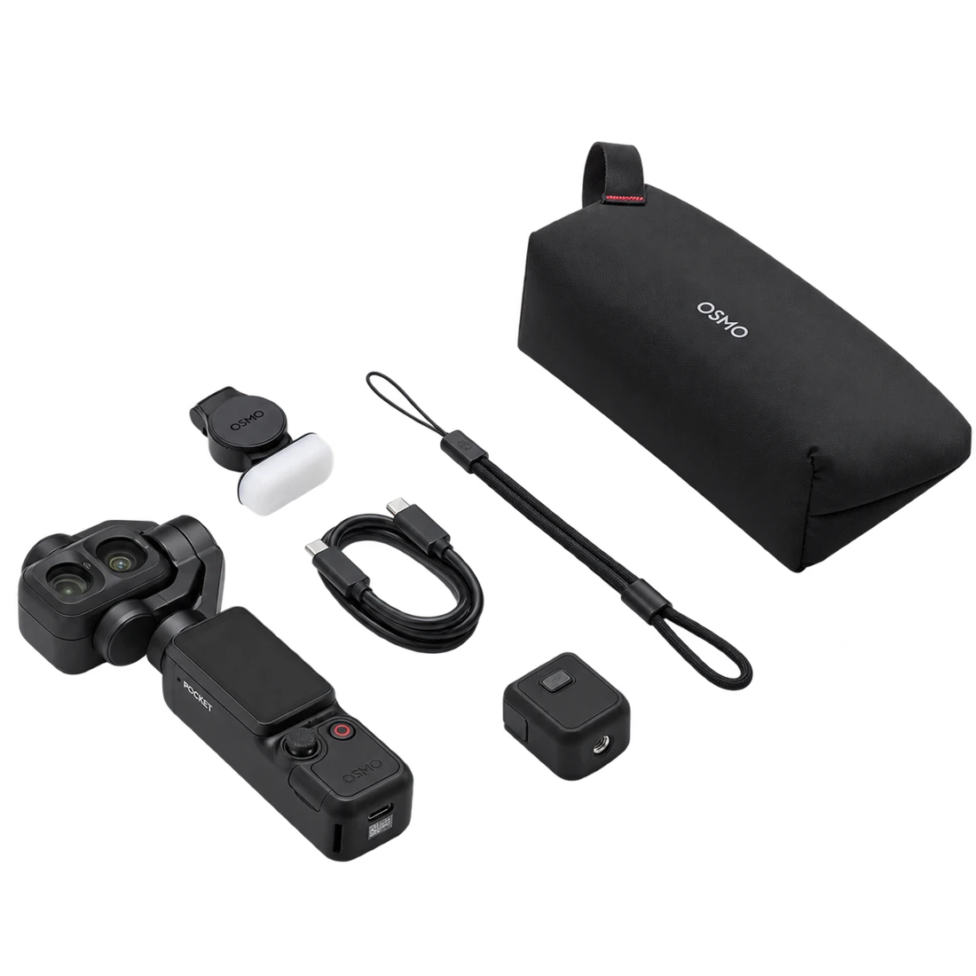 ชุด Osmo Pocket 4P พร้อมอุปกรณ์ที่จัดวางในภาพประชาสัมพันธ์ ชุด Osmo Pocket 4P พร้อมอุปกรณ์ที่จัดวางในภาพประชาสัมพันธ์
