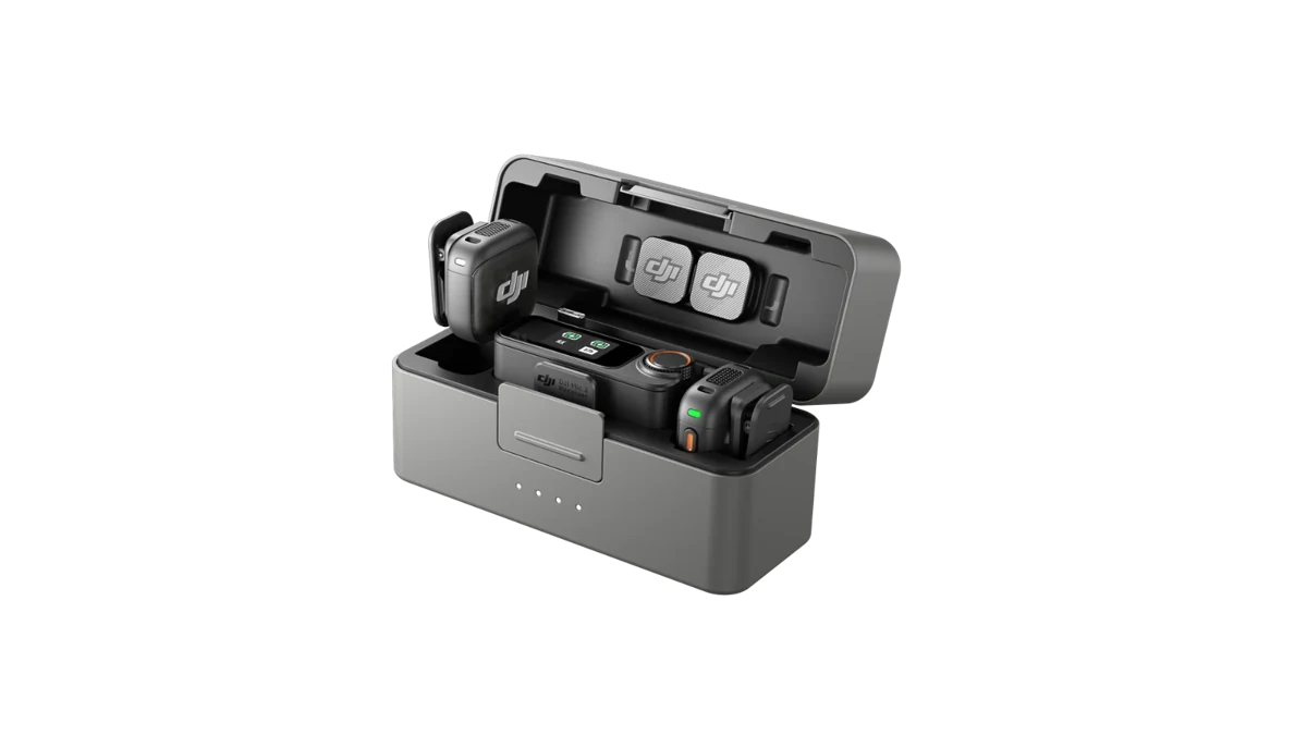 DJI Mic 3 สองตัวส่งใน Charging Case พร้อม Receiver