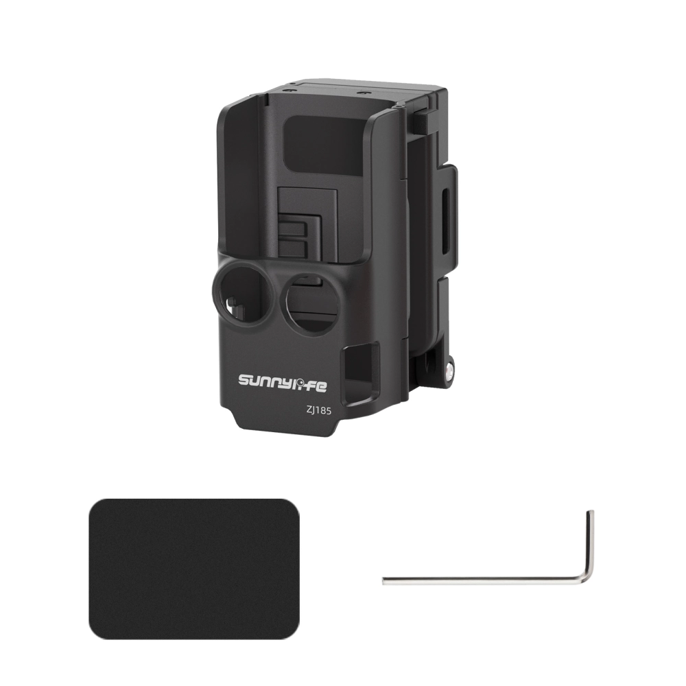 Sunnylife ตัวยึดแม่เหล็กปลดเร็ว DJI Osmo Pocket 4 Pro Quick Release Magnetic Mount ขายึดกล้อง ZJ185 — สีดำ