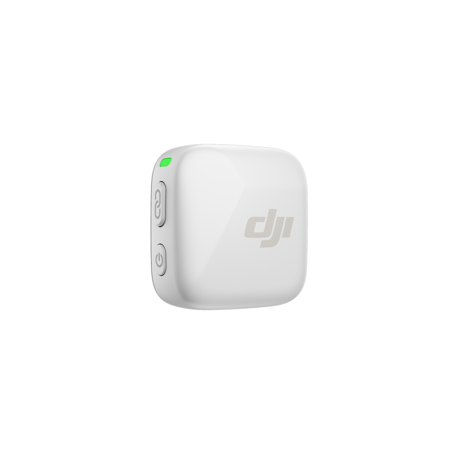 ตัวส่ง DJI Mic Mini สีขาวพร้อมช่องรับเสียงและคลิป ตัวส่ง DJI Mic Mini สีขาวพร้อมช่องรับเสียงและคลิป