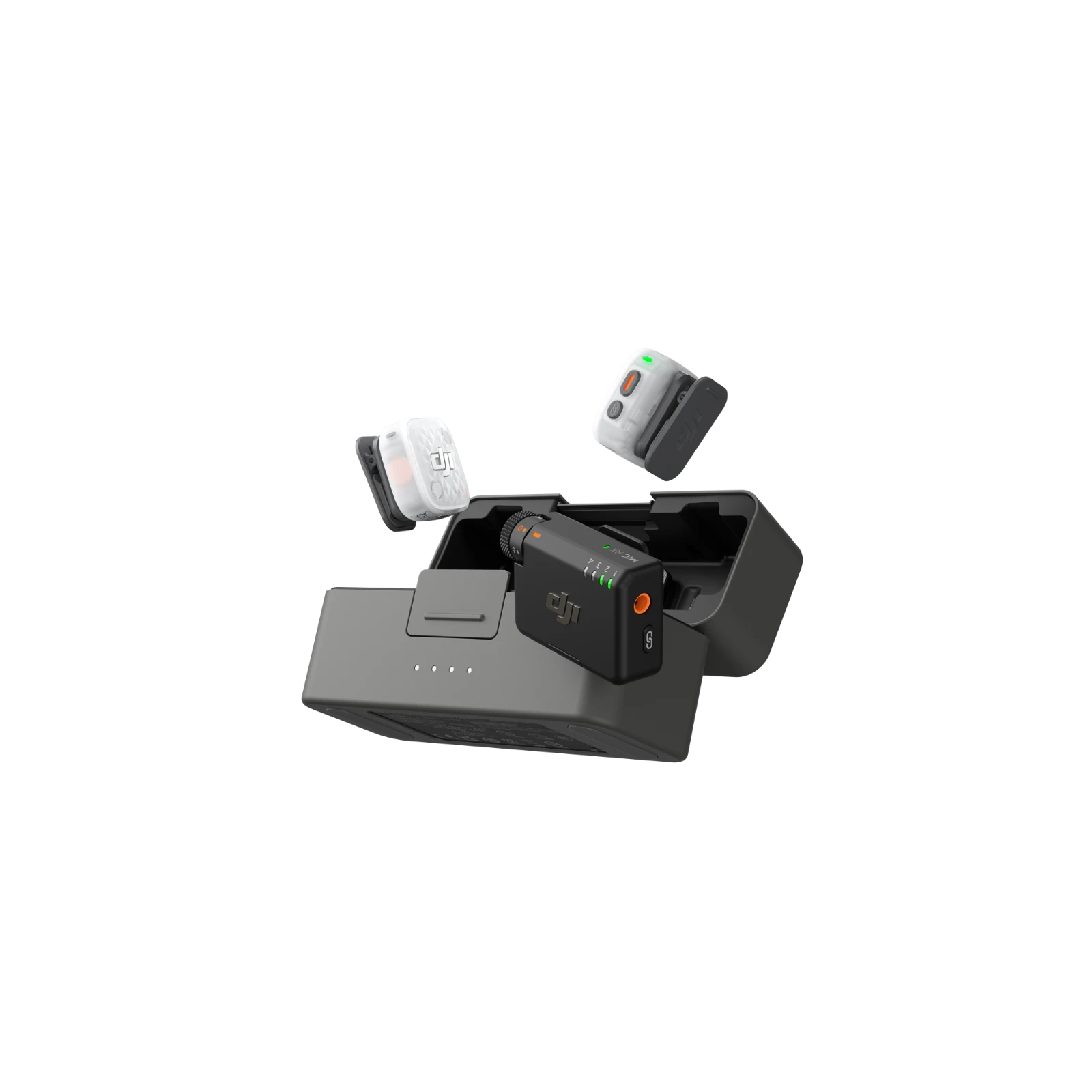 ชุด DJI Mic Mini 2S พร้อมตัวส่งและเคสในภาพสินค้า
