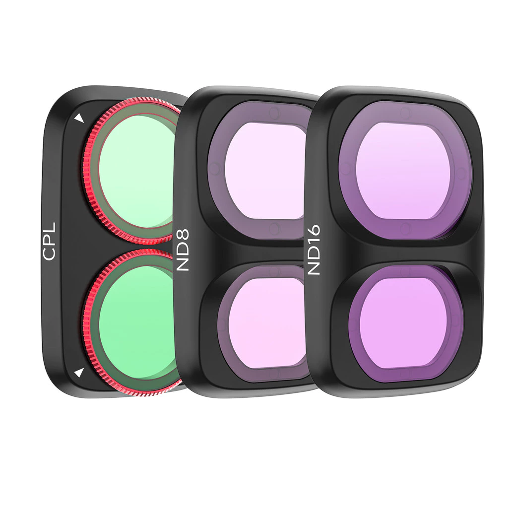 Sunnylife ฟิลเตอร์เซ็ต 3 ชิ้น DJI Osmo Pocket 4 Pro CPL+ND8+ND16 เลนส์ฟิลเตอร์ ลดแสง FI357 — เซ็ต 3 ชิ้น
